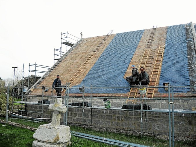 Chapelle Notre-Dame de la Clarté : fin des travaux dans un mois © Le Télégramme